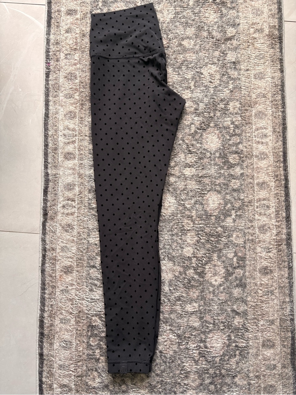 lululemon align 7/8 Black Polka Dot Leggings